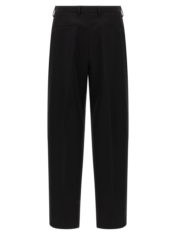 Dolce &amp; Gabbana Black Virgin Wool Dress Pants