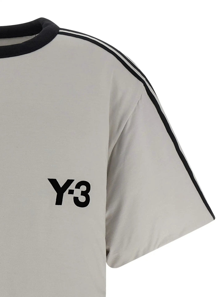 Y-3 Gray Lyocell T-Shirt