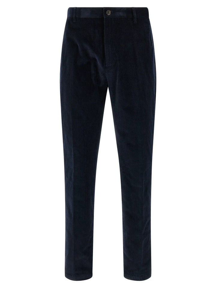 Department 5 Blue Cotton Casual Pants