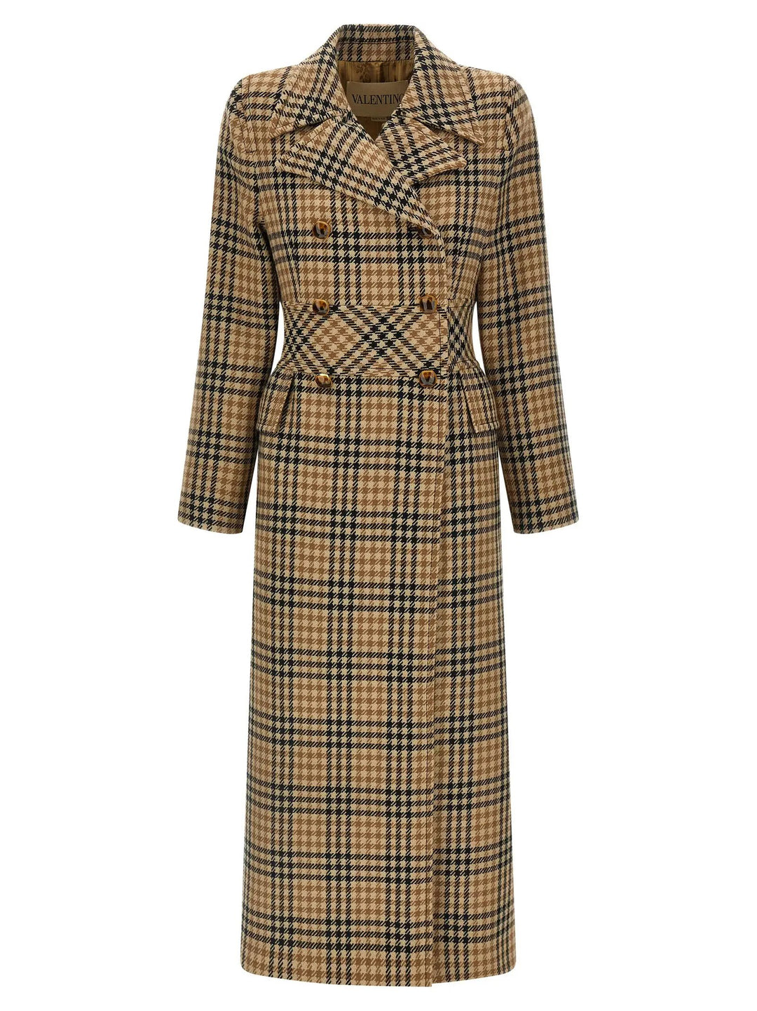 Valentino Garavani Brown Virgin Wool Coat