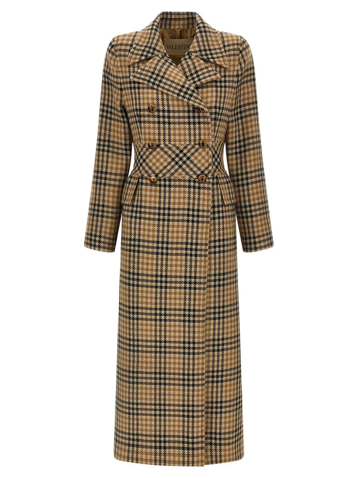 Valentino Garavani Brown Virgin Wool Coat
