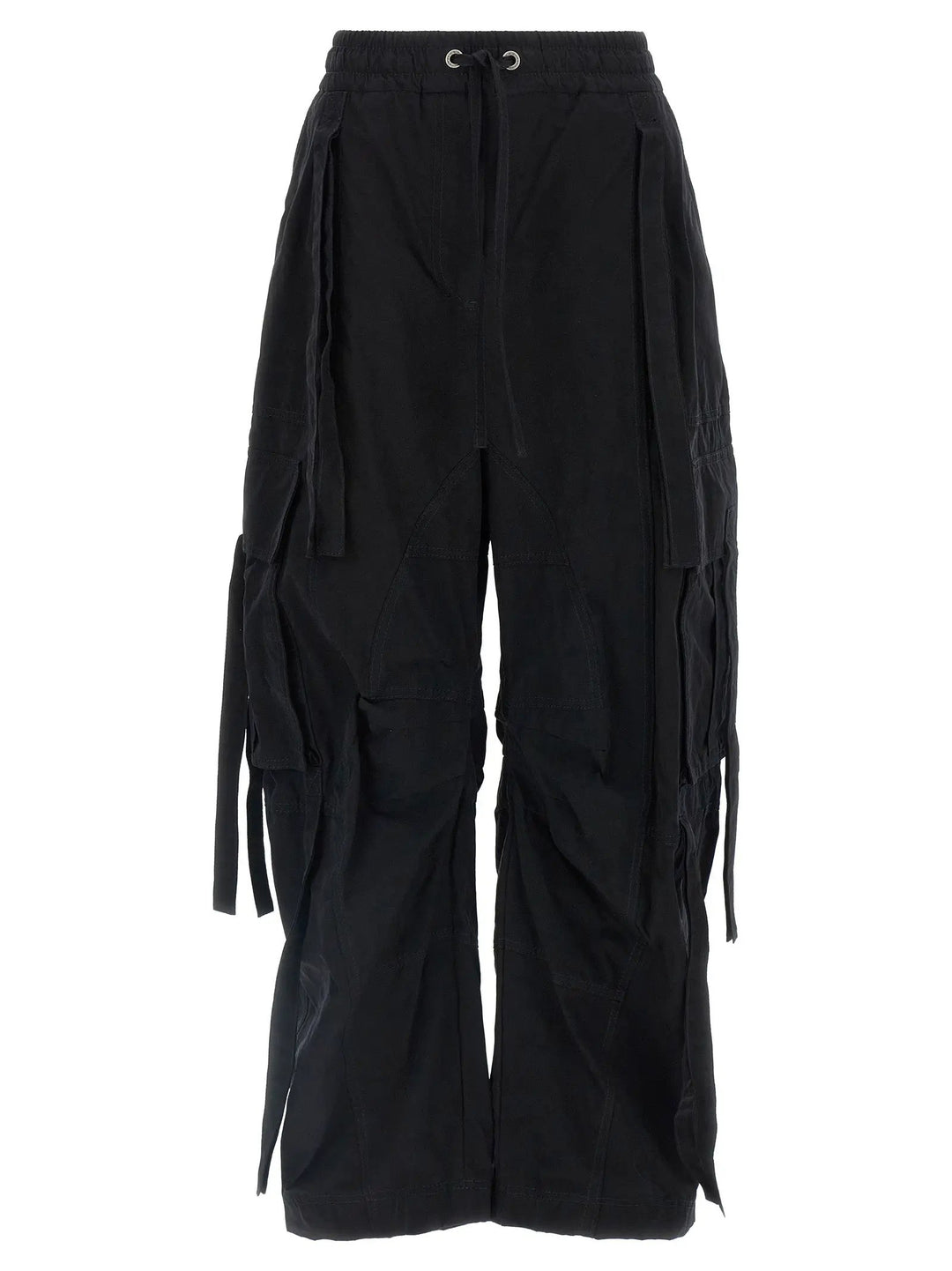 Dolce &amp; Gabbana Black Cotton Cargo Pants
