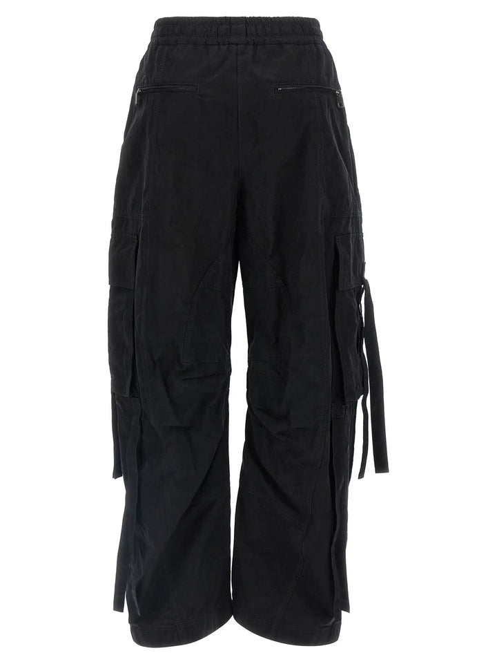 Dolce &amp; Gabbana Black Cotton Cargo Pants