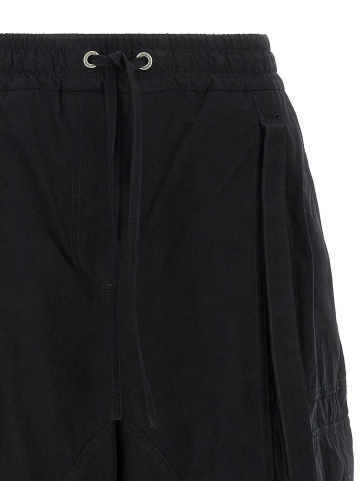 Dolce &amp; Gabbana Black Cotton Cargo Pants