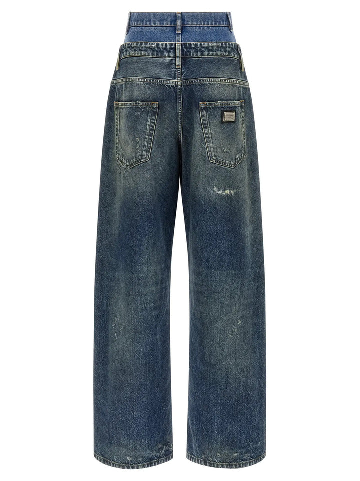 Dolce &amp; Gabbana Blue Cotton Jeans Denim