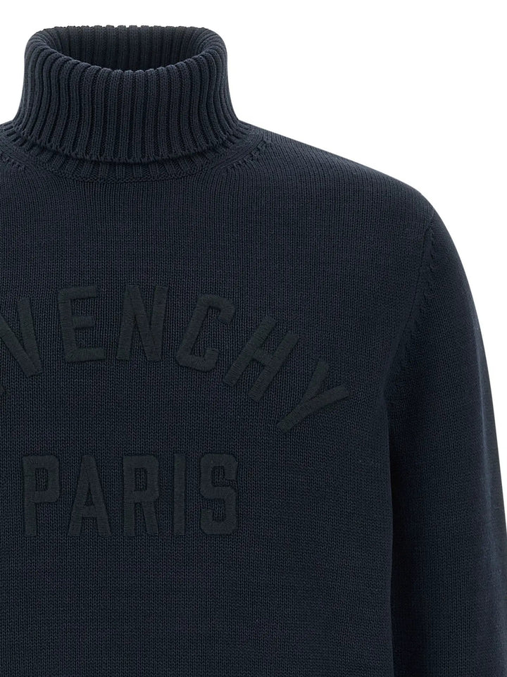Givenchy Blue Cotton Cardigan