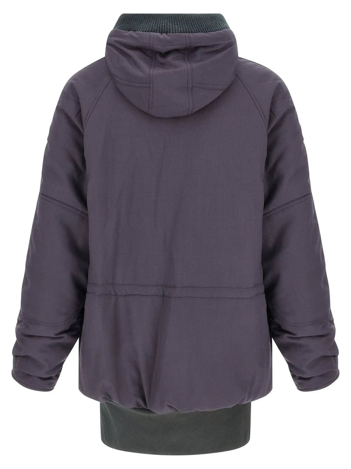Magliano Purple Virgin Wool Parka