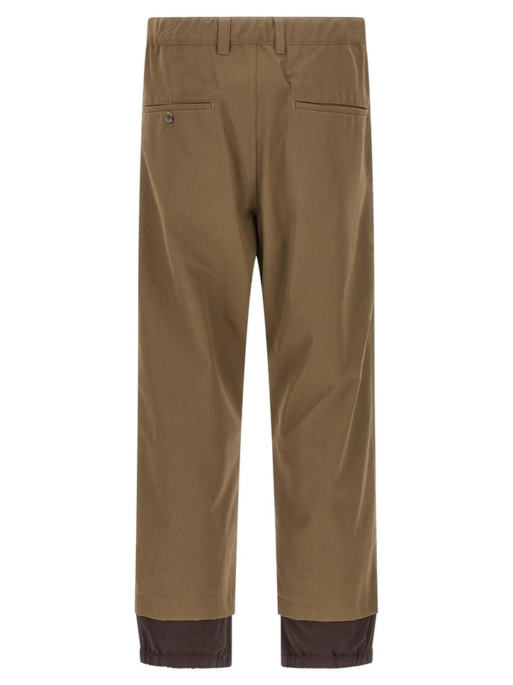 Maison Mihara Yasuhiro Bicolor Polyester Casual Pants