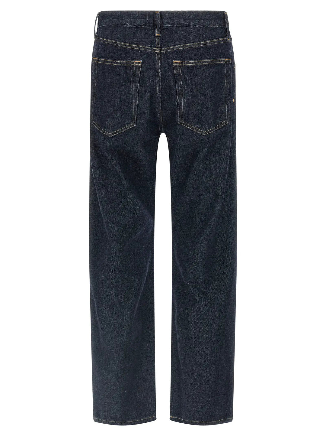 Agolde Blue Cotton Straight-Leg Jeans