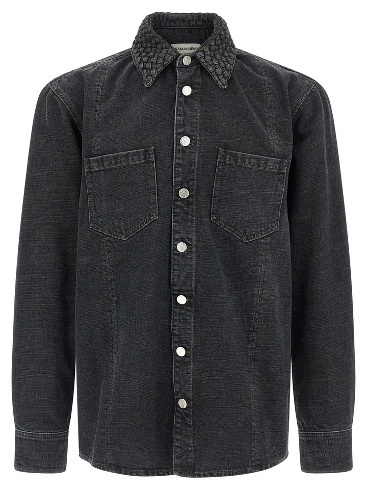 Namacheko Black Cotton Blouse