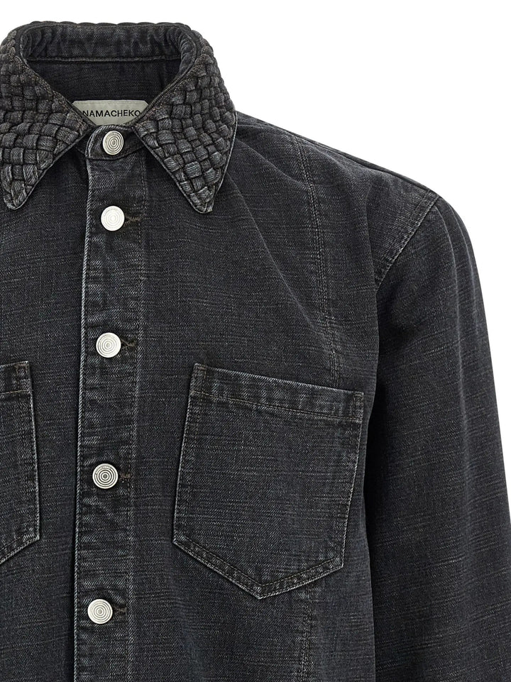 Namacheko Black Cotton Blouse