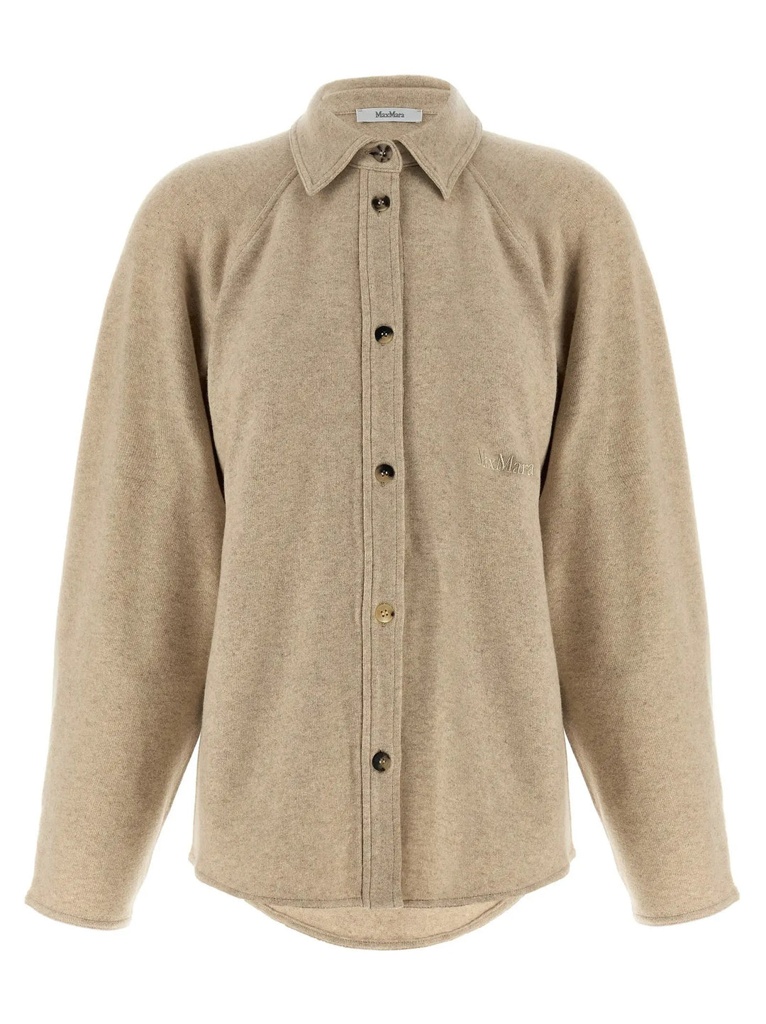 Max Mara Beige Cashmere Blouse