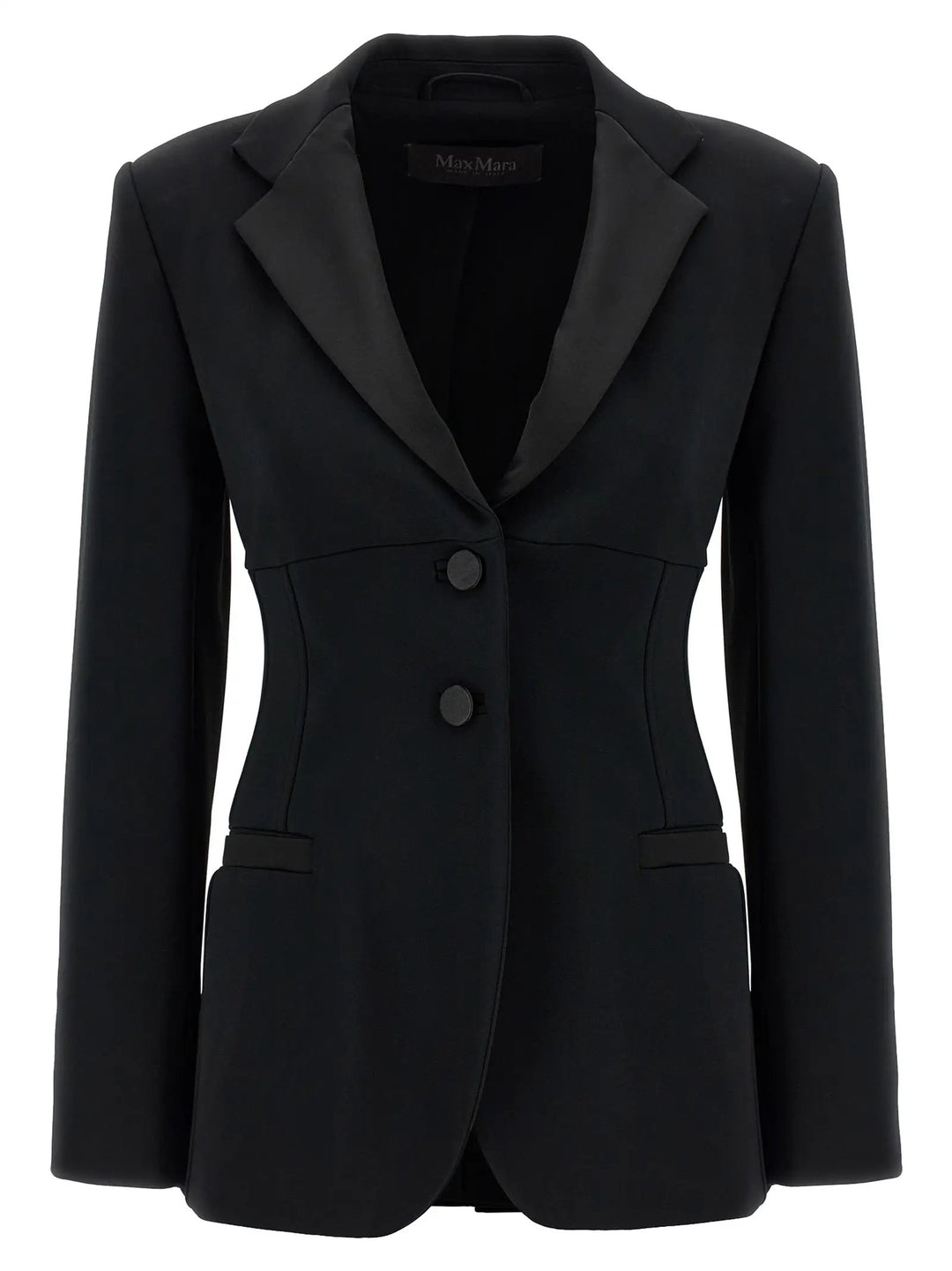 Max Mara Black Viscose Blazer