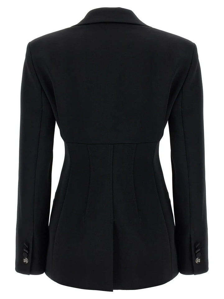Max Mara Black Viscose Blazer