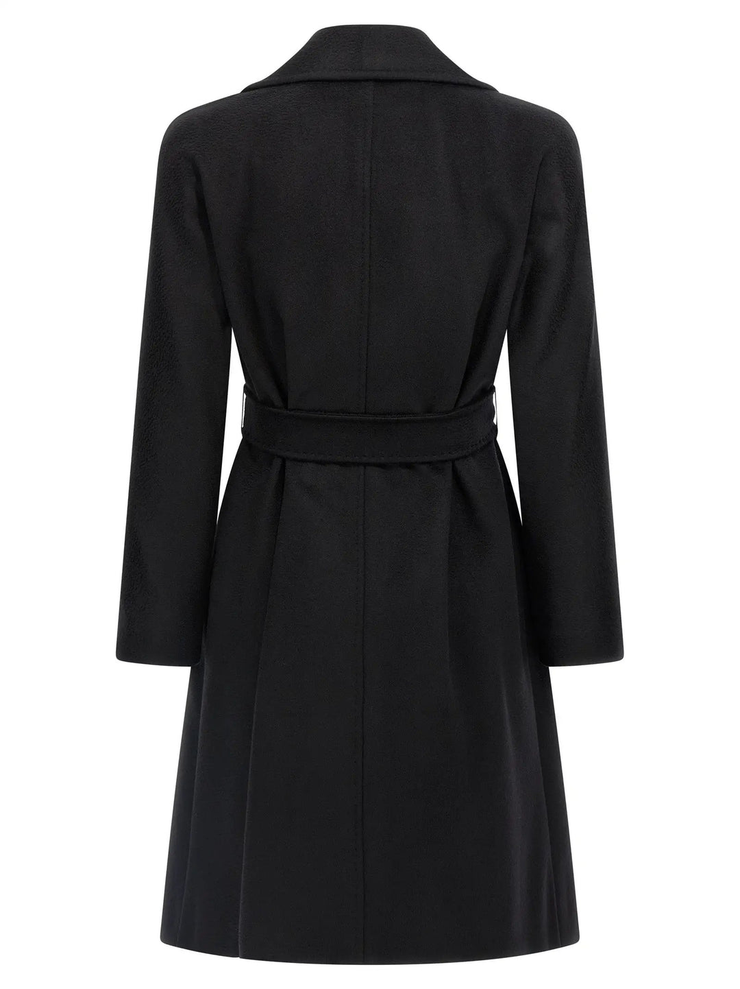 Max Mara Black Virgin Wool Coat