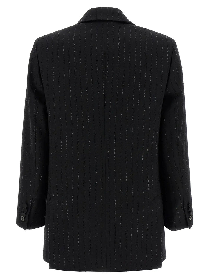 Max Mara Black Virgin Wool Blazer