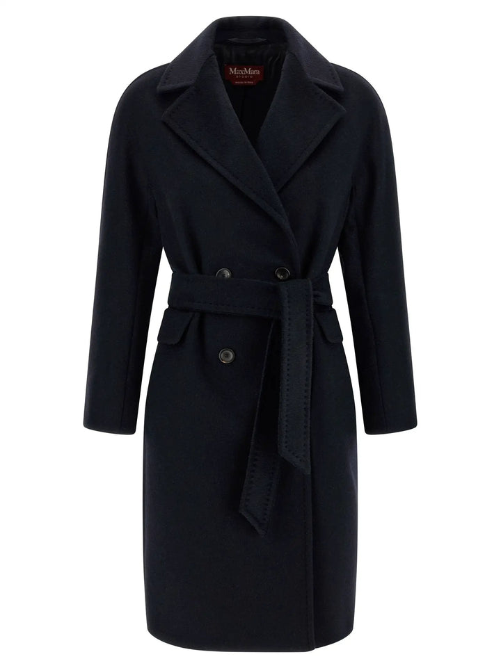 Max Mara Blue Cashmere Coat