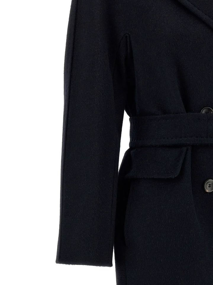 Max Mara Blue Cashmere Coat