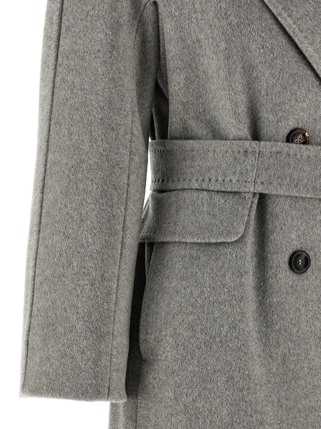 Max Mara Gray Cashmere Coat