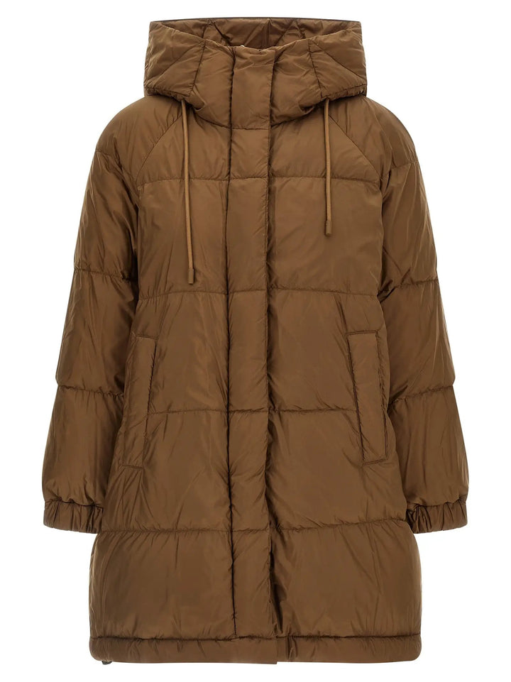 Max Mara Brown Polyester Parka
