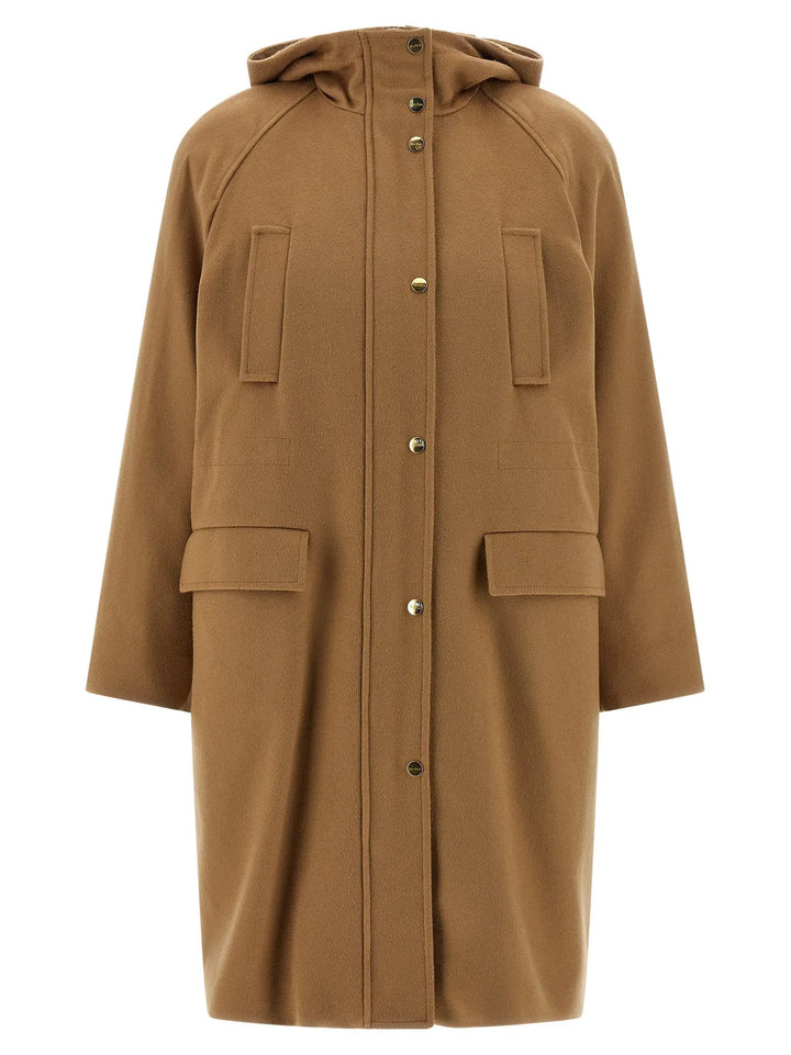 Max Mara Beige Polyamide Parka