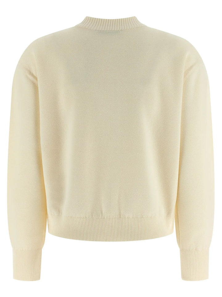 Max Mara White Virgin Wool Cardigan