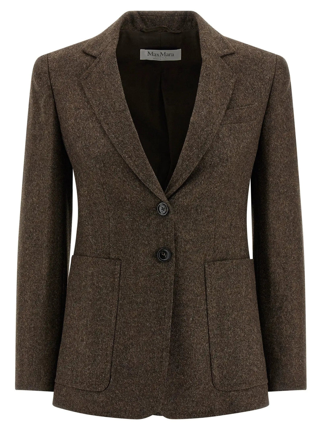 Max Mara Brown Virgin Wool Blazer