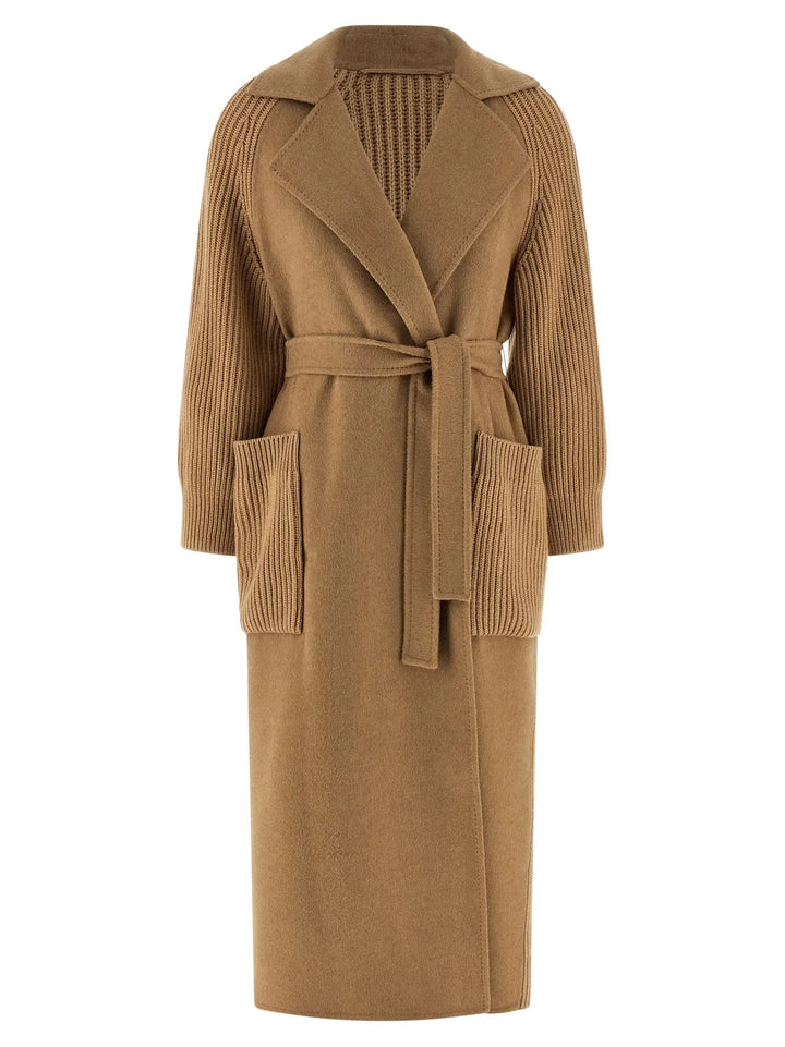 Max Mara Beige Wool Coat