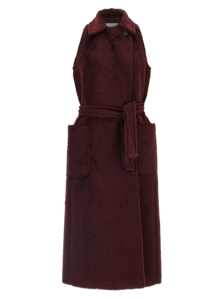 Max Mara Bordeaux Wool Coat