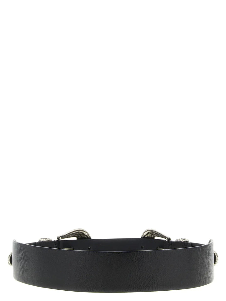 Golden Goose Black Cowhide Regular Belt