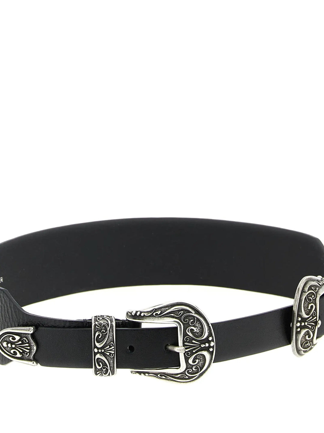 Golden Goose Black Cowhide Regular Belt