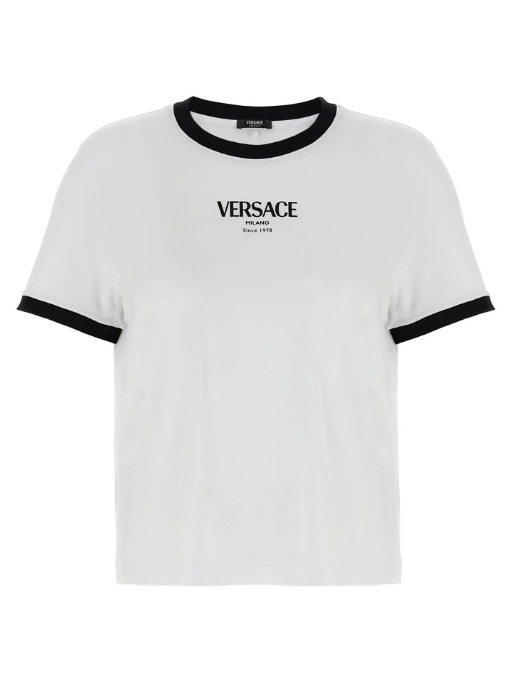 Versace Bicolor Viscose T-Shirt