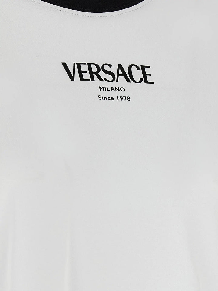 Versace Bicolor Viscose T-Shirt