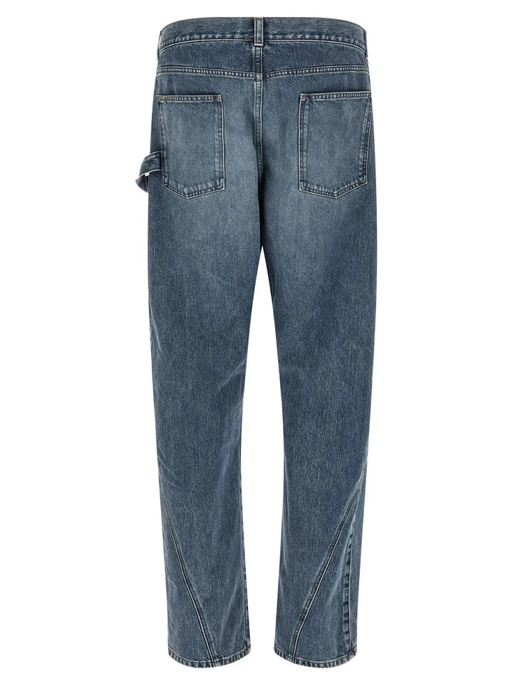 J.W.Anderson Blue Cotton Jeans Denim