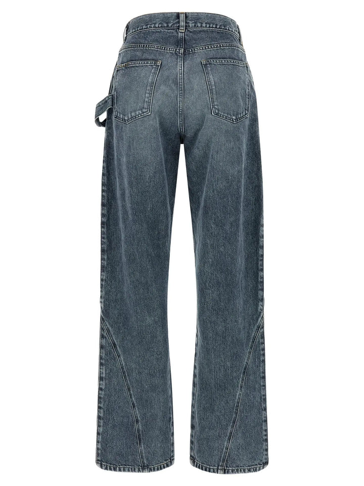 J.W.Anderson Blue Cotton Jeans Denim