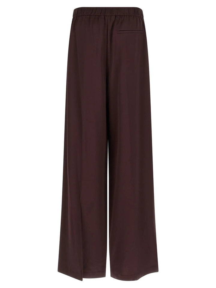 Tory Burch Bordeaux Viscose Casual Pants