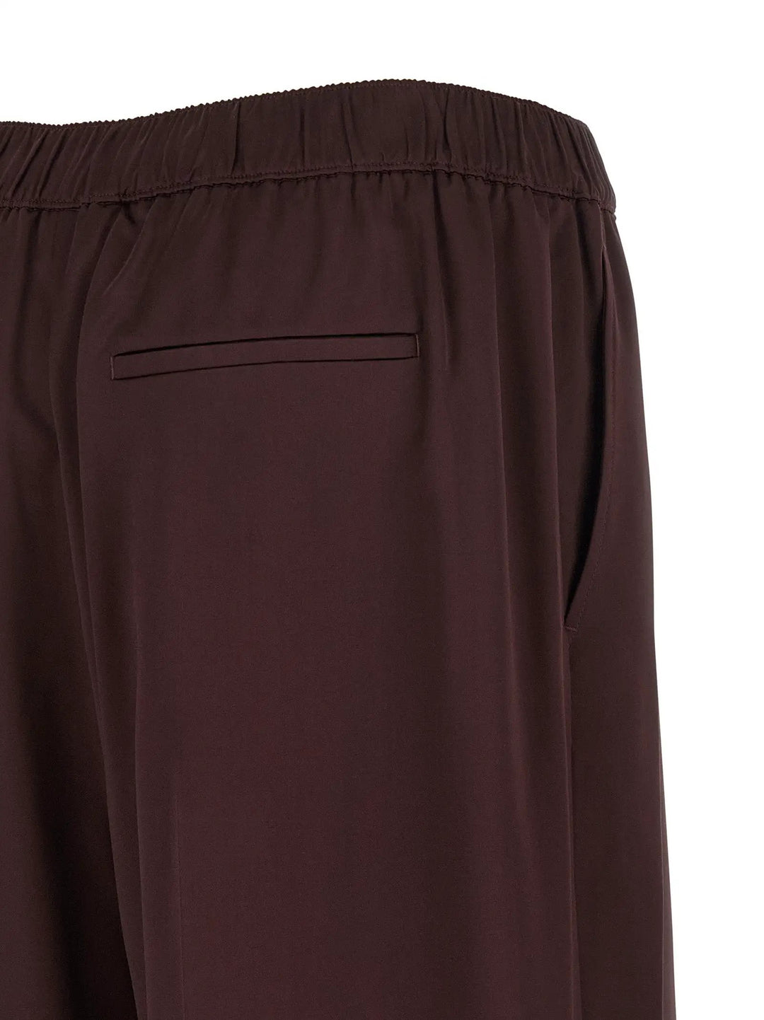 Tory Burch Bordeaux Viscose Casual Pants