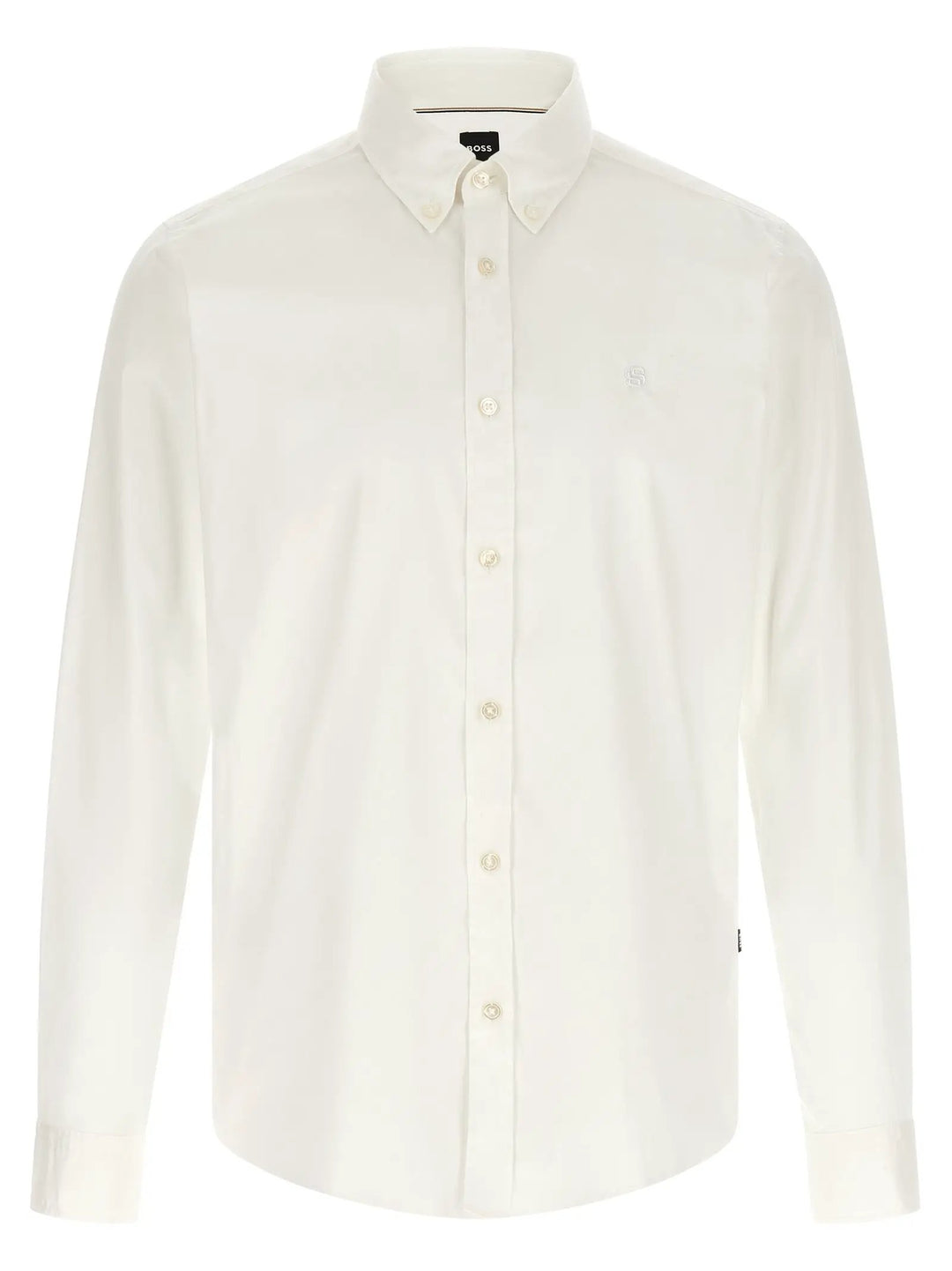 Hugo Boss White Cotton Blouse