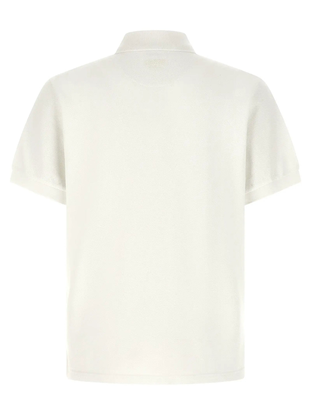 Kenzo White Cotton Polo Shirt