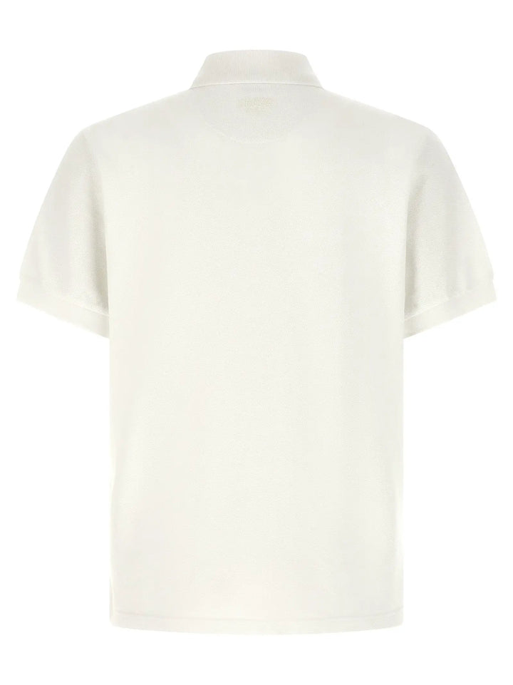Kenzo White Cotton Polo Shirt