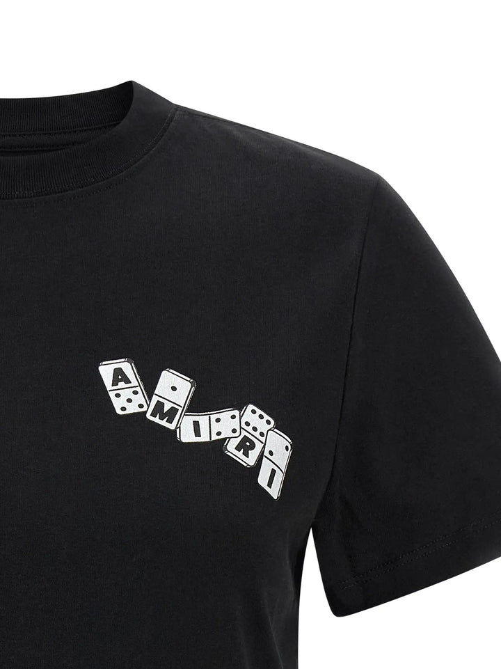 Amiri Black Cotton T-Shirt
