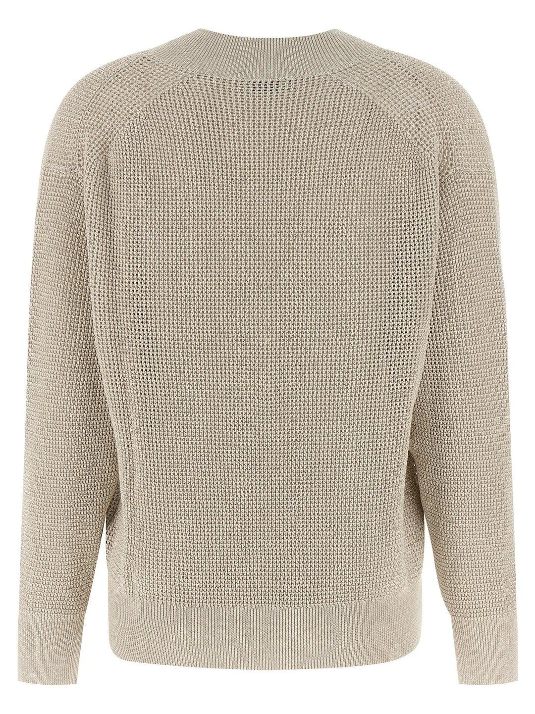 Brunello Cucinelli Beige Cotton Cardigan