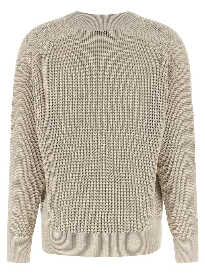 Brunello Cucinelli Beige Cotton Cardigan