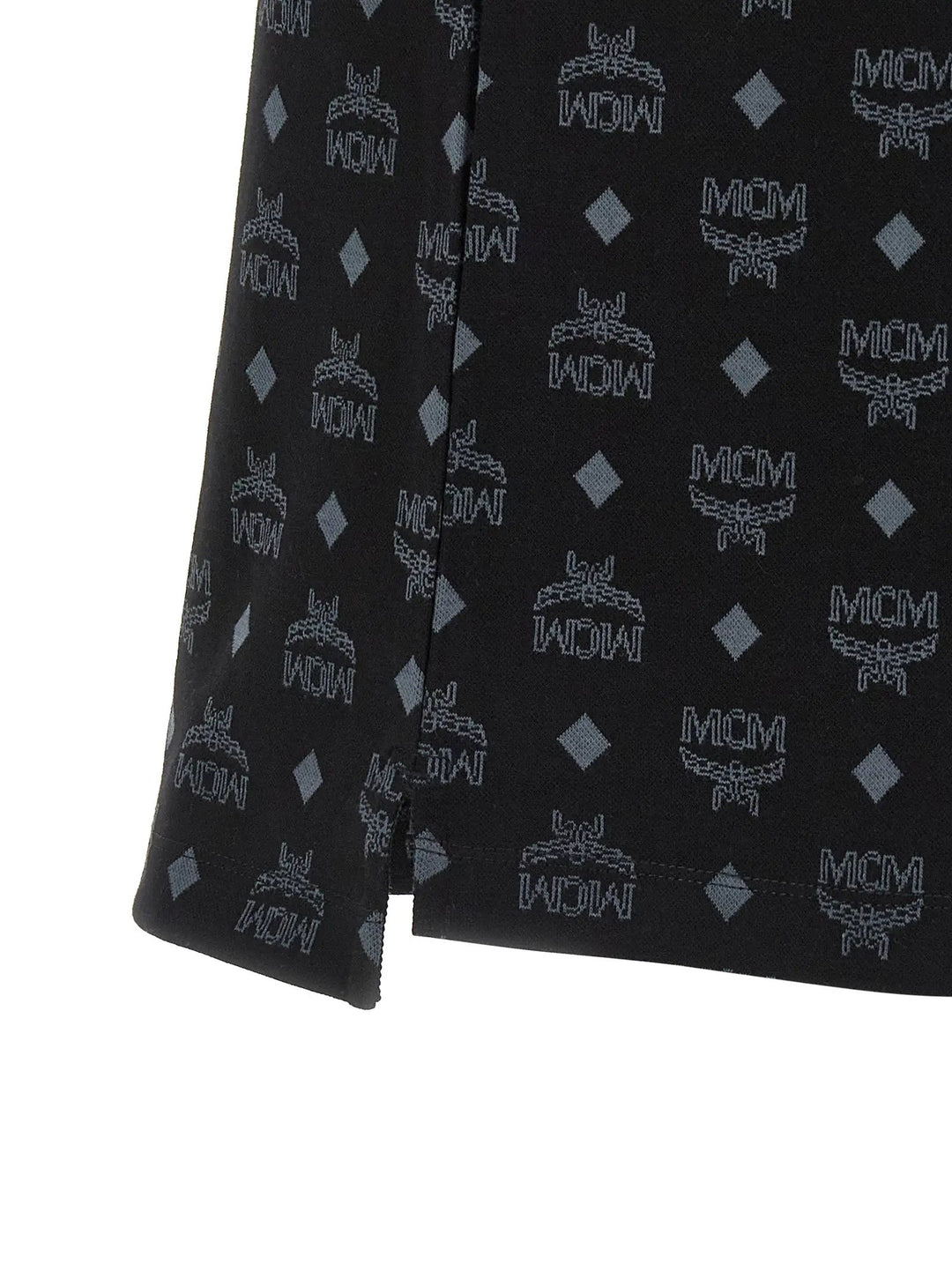 MCM Black Cotton Polo Shirt