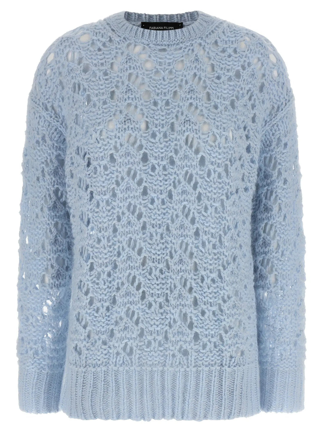 Fabiana Filippi Blue Virgin Wool Cardigan