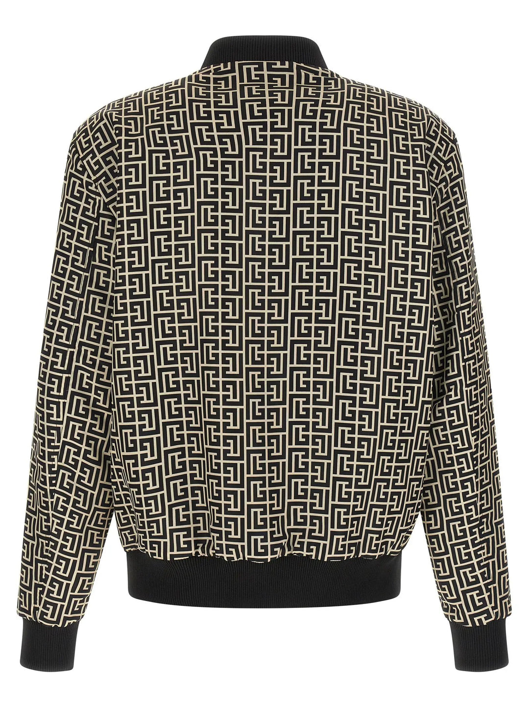 Balmain Black Polyamide Bomber