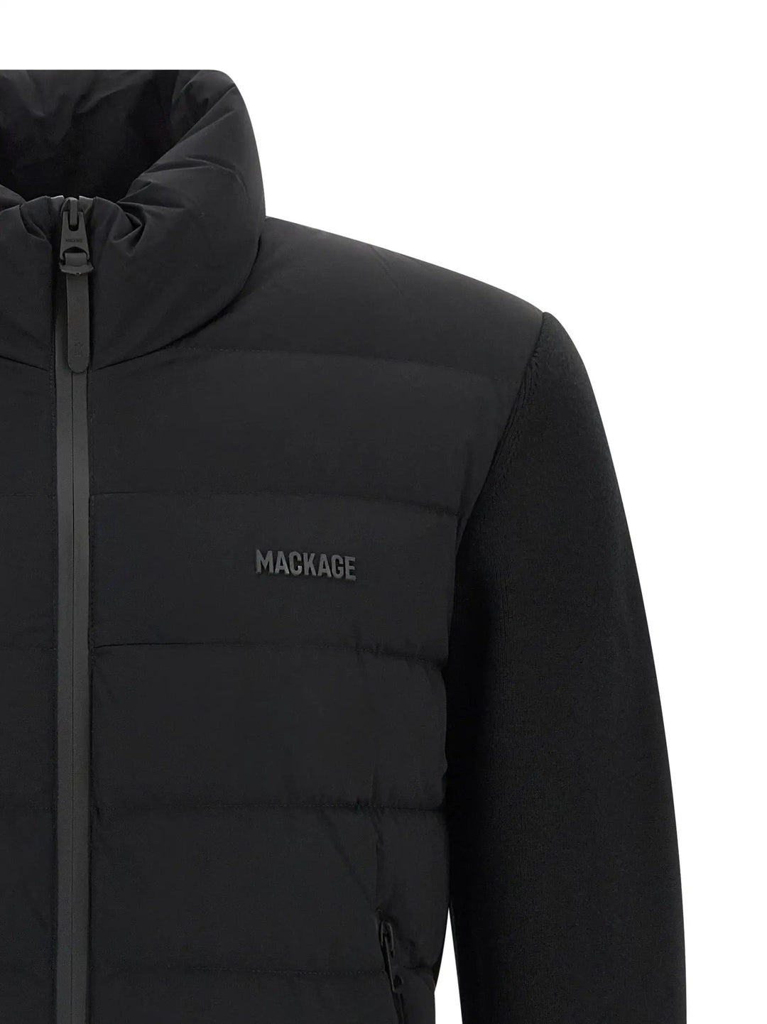 Mackage Sample Sale | Mackage Blue Nylon Cardigan - | Designer outlet