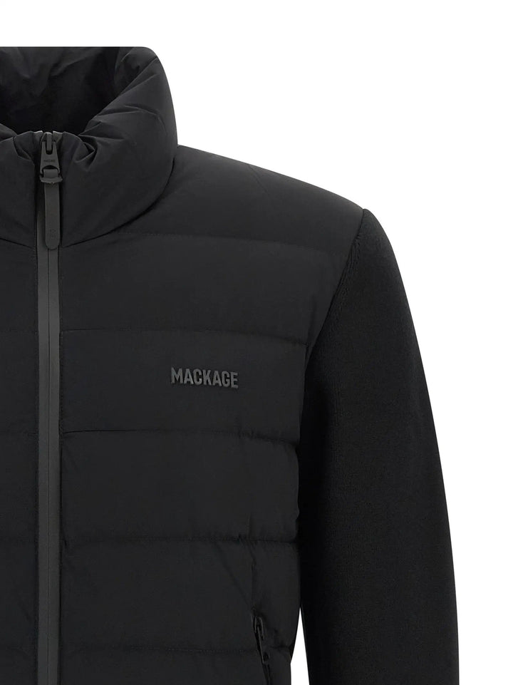 Mackage Sample Sale | Mackage Blue Nylon Cardigan - | Designer outlet