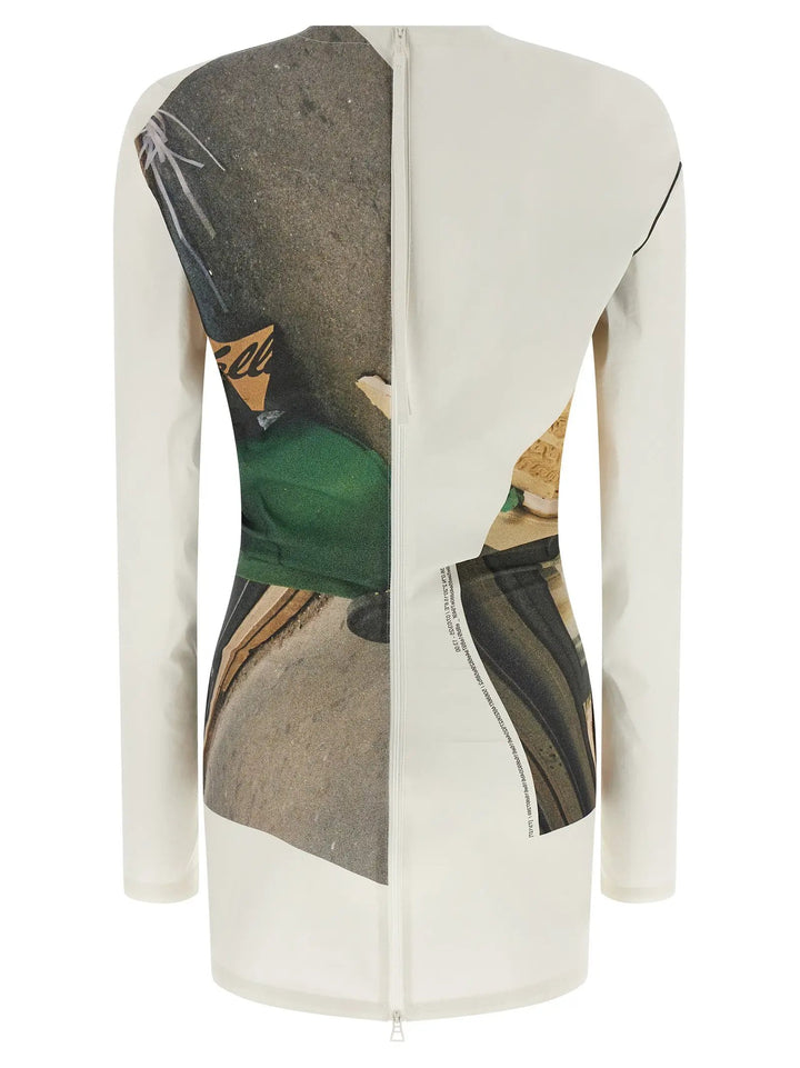 Issey Miyake White Polyamide Cardigan