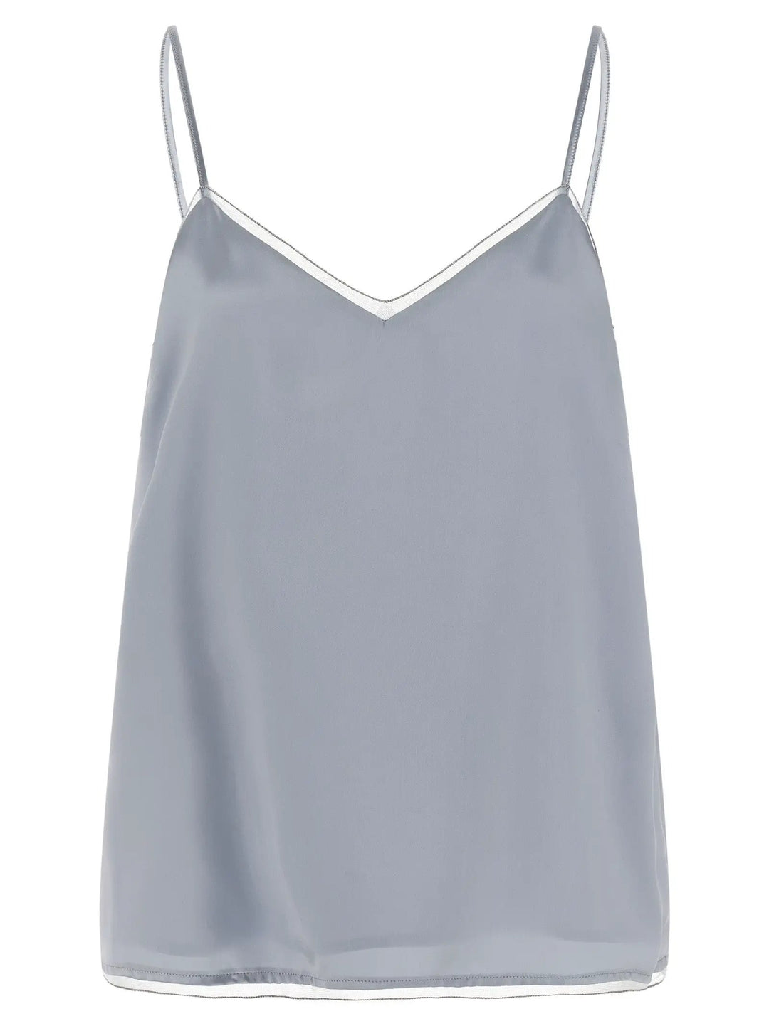 Fabiana Filippi Blue Viscose Tank Tops